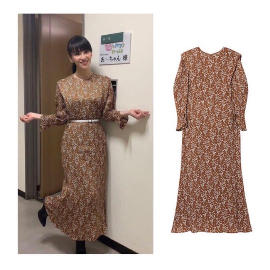 mame kurogouchi 花柄　ワンピース　ドレス　マメクロゴウチ
