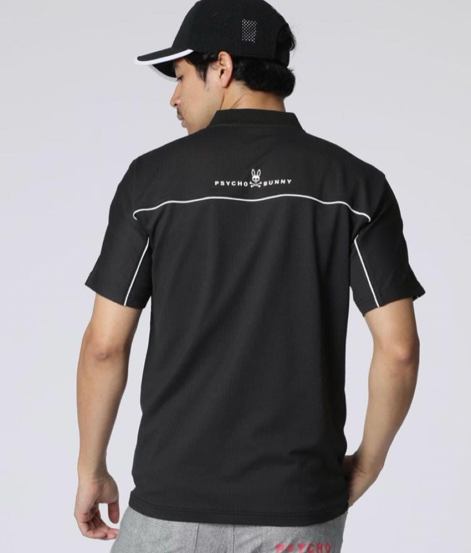 PSYCHO BUNNY [GOLF] ハーフジップ ヘンリーネックTシャツ