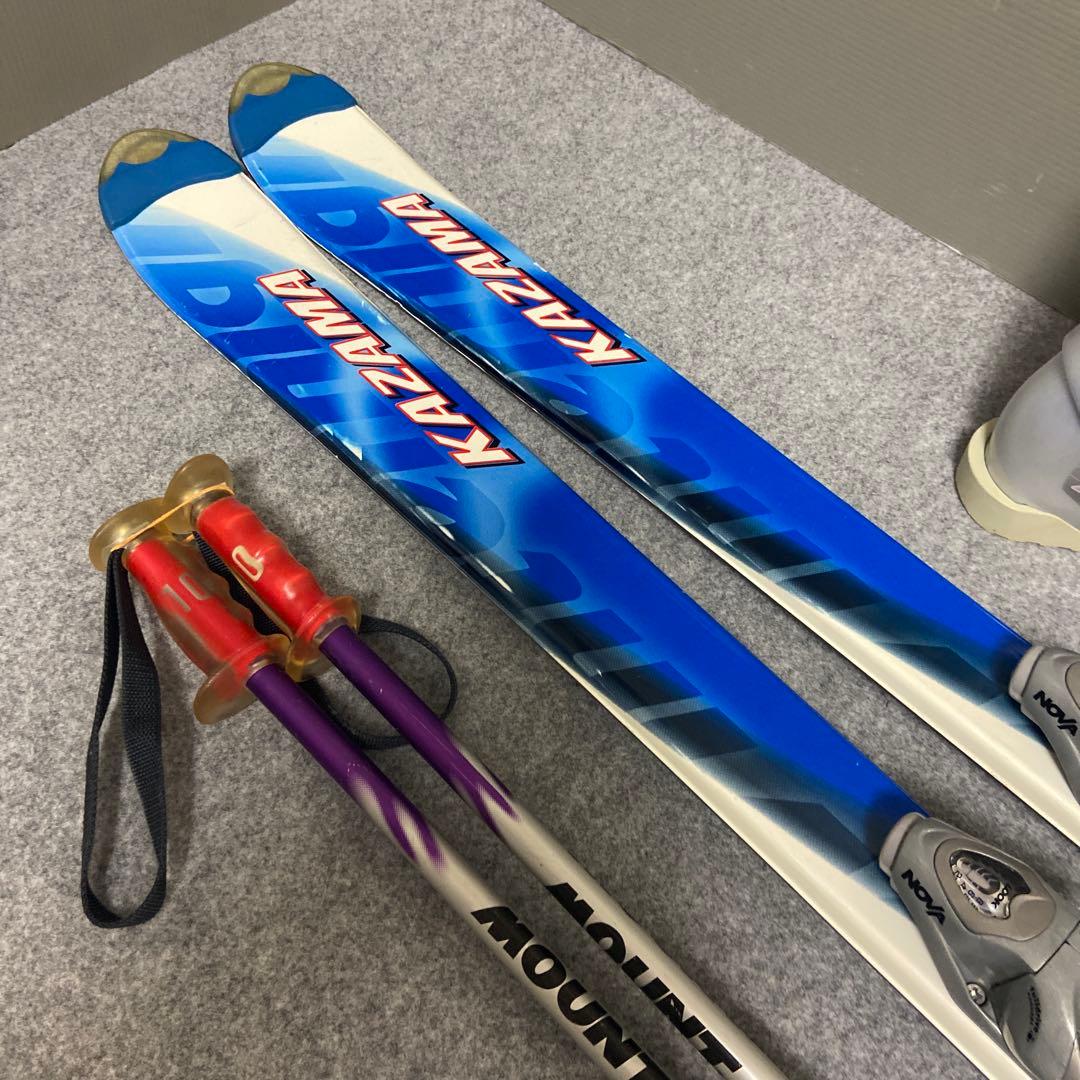 ★初心者向け★メンテ済　大人スキーセット　板150cm ブーツ24.5cm