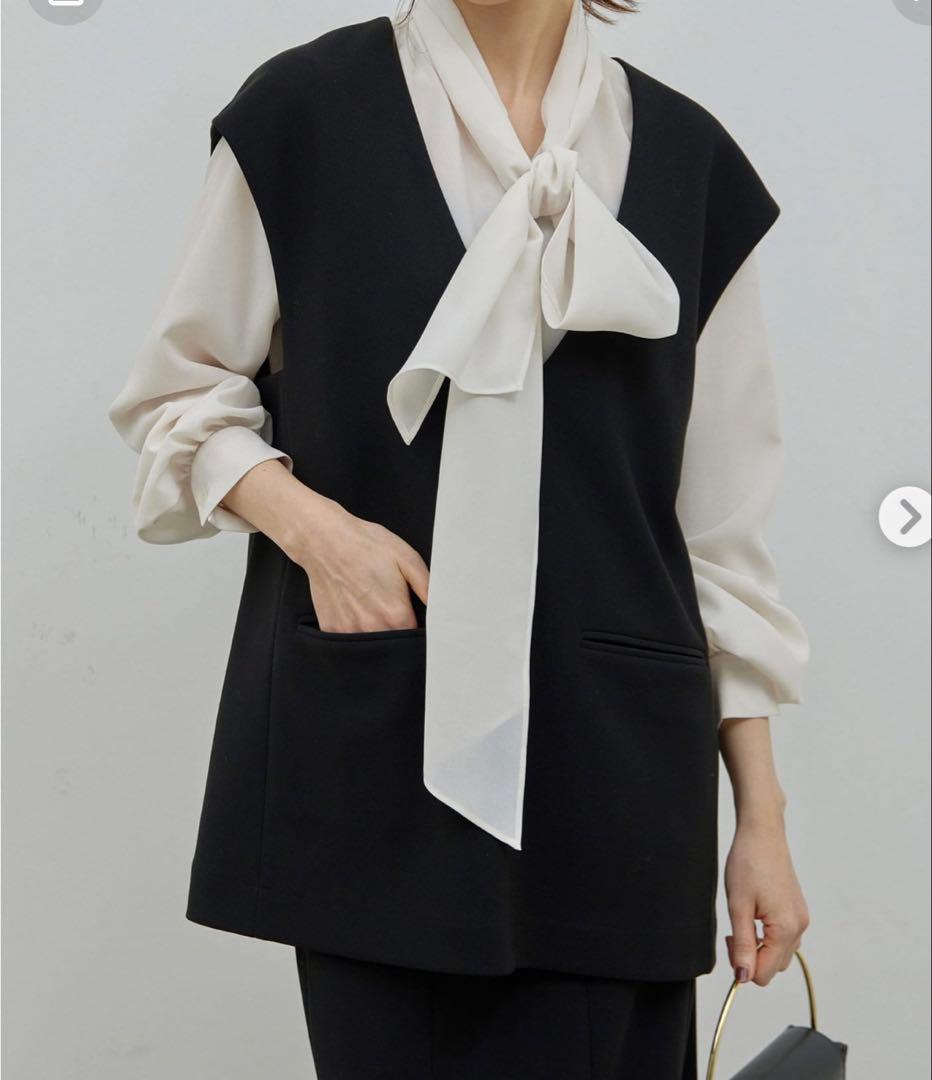 GALLARDAGALANTE カットジョーゼットＶベスト