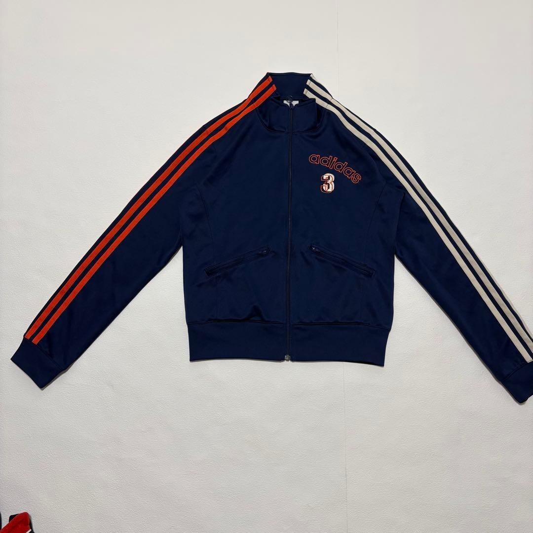 SALE✨アディダス　ジャージ　上下　セットアップ　ネイビー