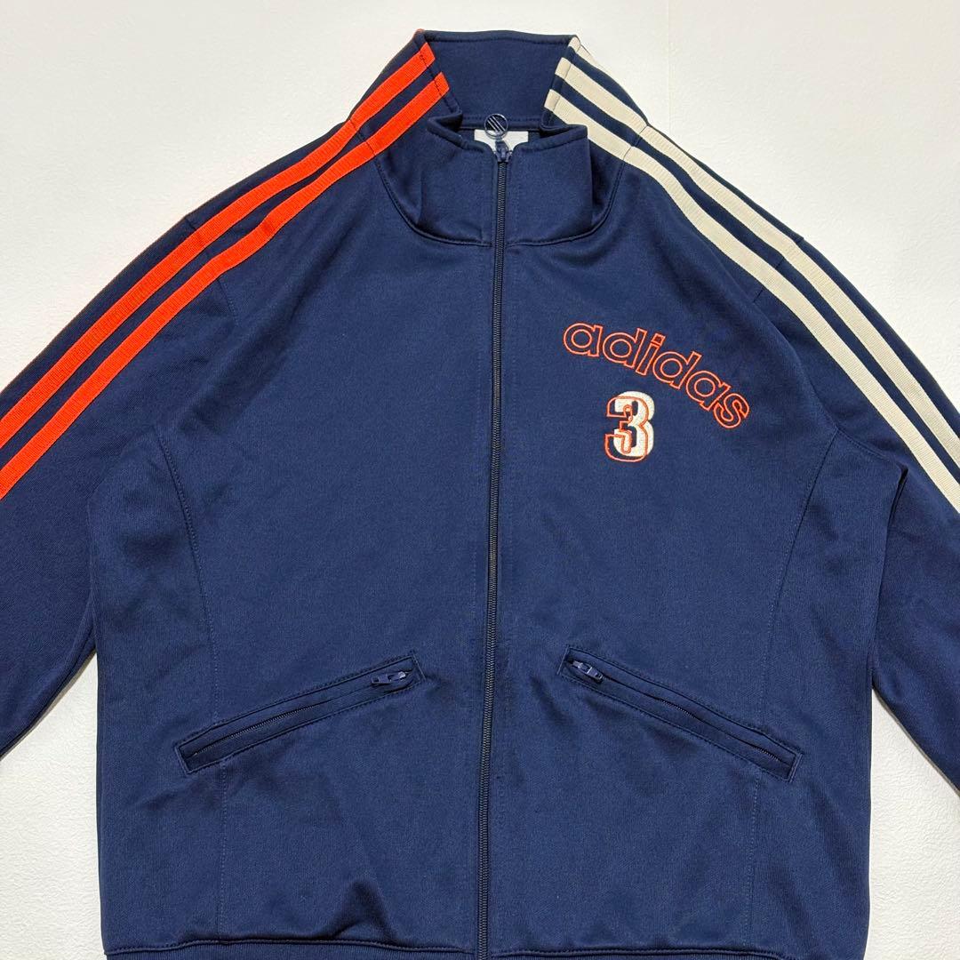 SALE✨アディダス　ジャージ　上下　セットアップ　ネイビー