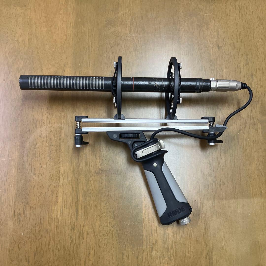 RODEショックマウントシステム SONY ECM-672ガンマイクセット