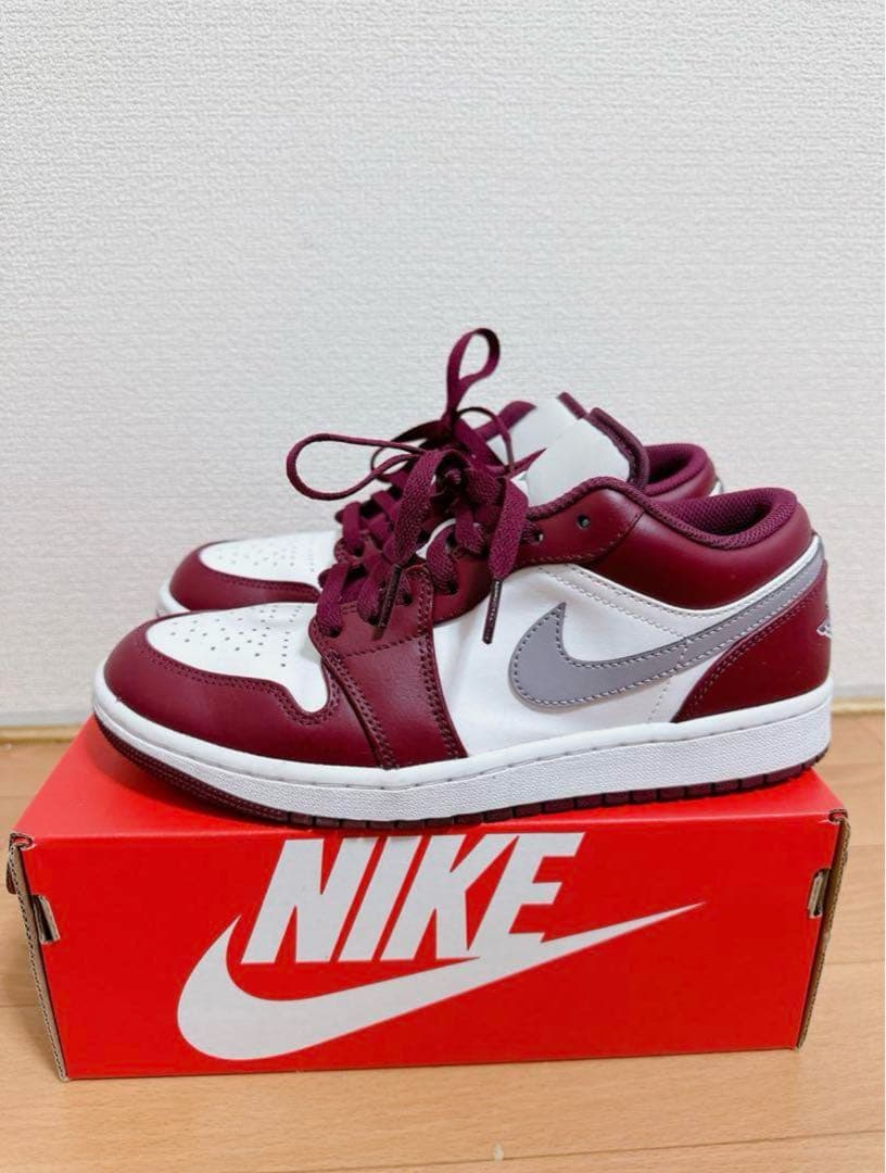 シューズ(女性用) NIKE AIR JORDAN 1 LOW \"BORDEAUX\" CHERRY