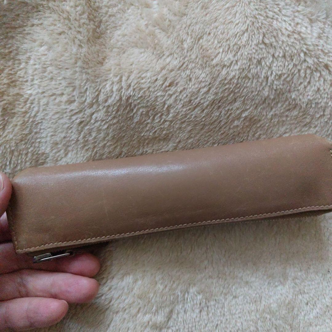 エルメスブラウン セリエボタン　ペンケースピッコロ