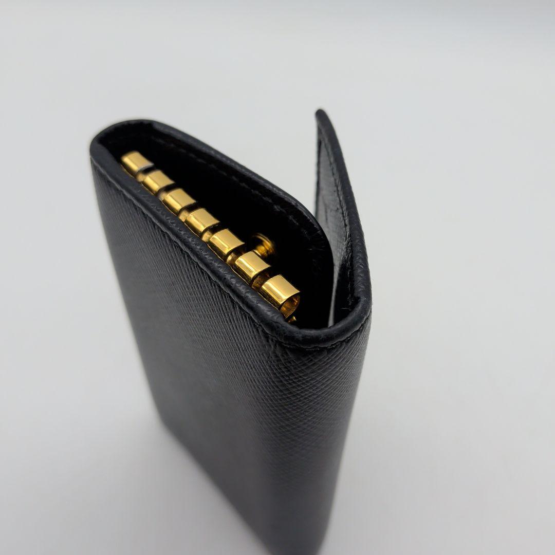 【ギャランディカード有】PRADA プラダ キーケース ブラック