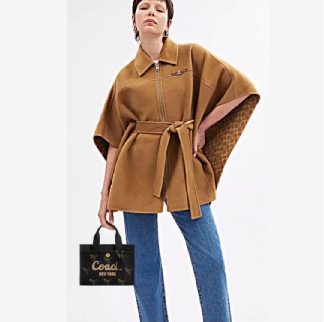 COACHカゴトート26.２WAYクロスボディハンドバック黒キャンバスショルダー