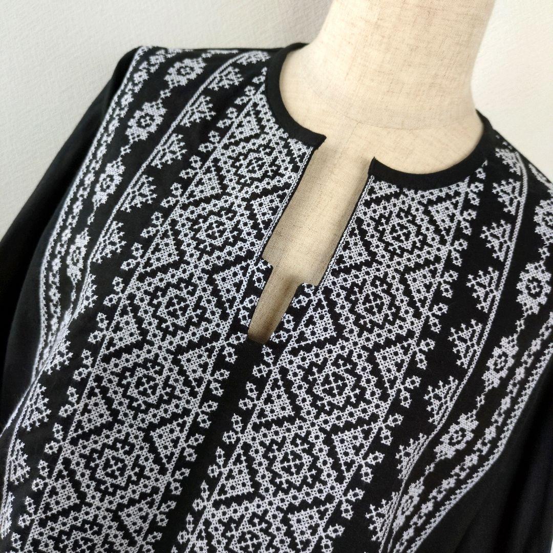 ★quantiai　クワンティシ　ワンピース　刺繍　エスニック　五明祐子