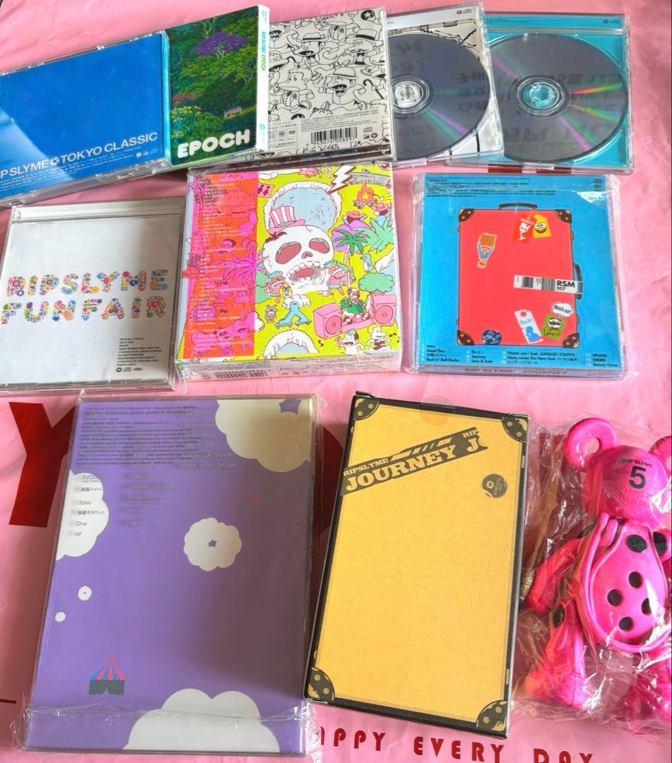 500名限定キーホルダー付 RIP SLYME CD・DVDまとめ売 限定BOX