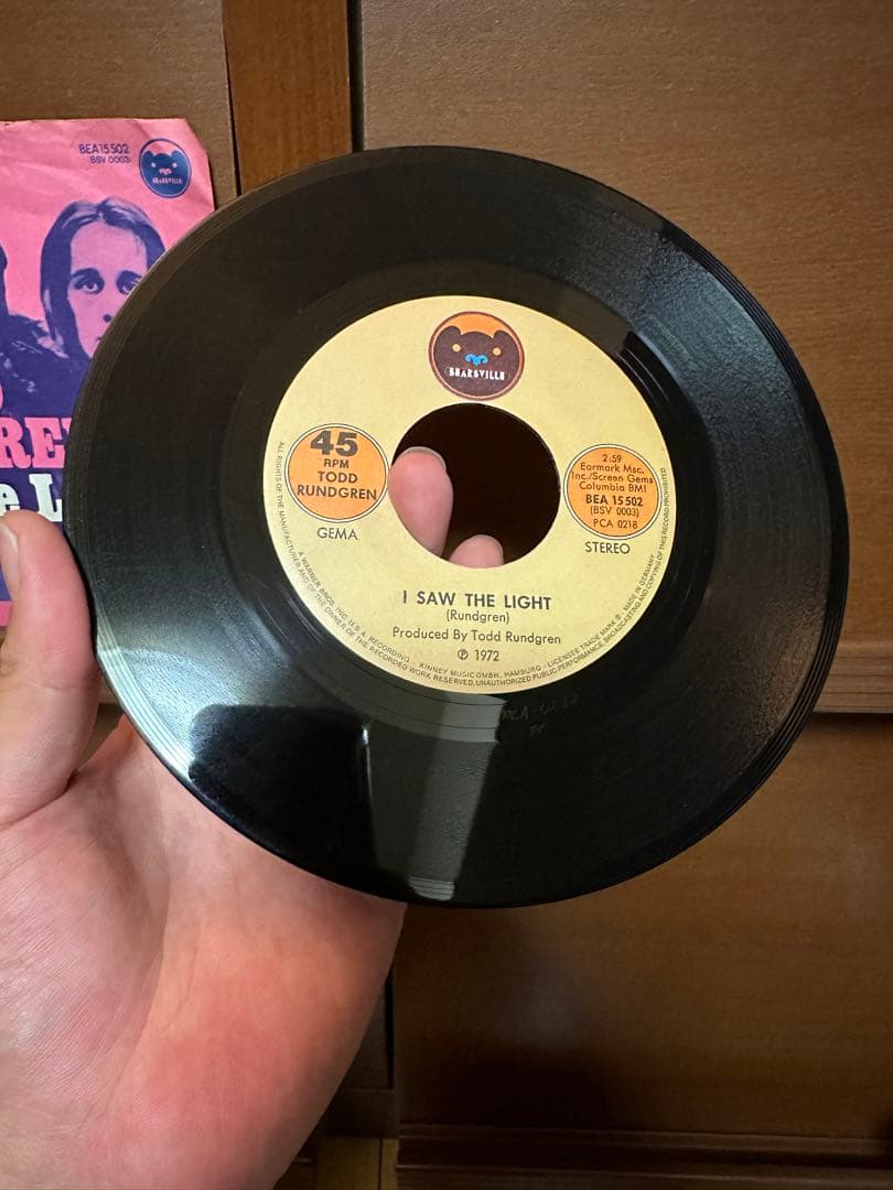 TODD ROUDGLEN 『I SAW THE LIGHT』7”