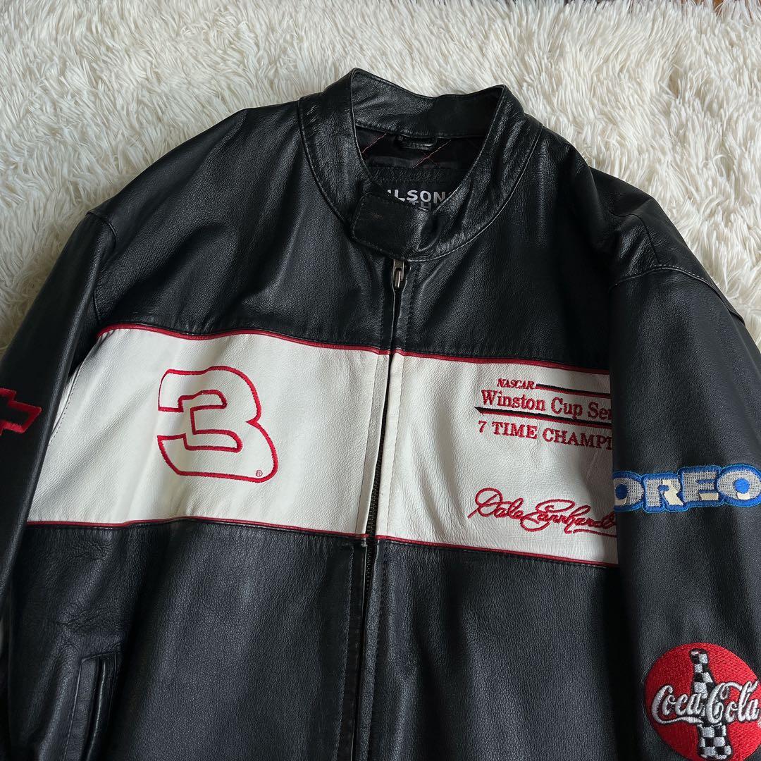 格安✨CHASE レザーレーシングジャケット WILSONSレザー ブラック