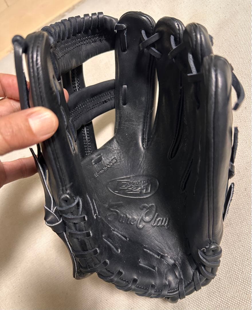 Sure Play 硬式野球グローブ 黒　新品