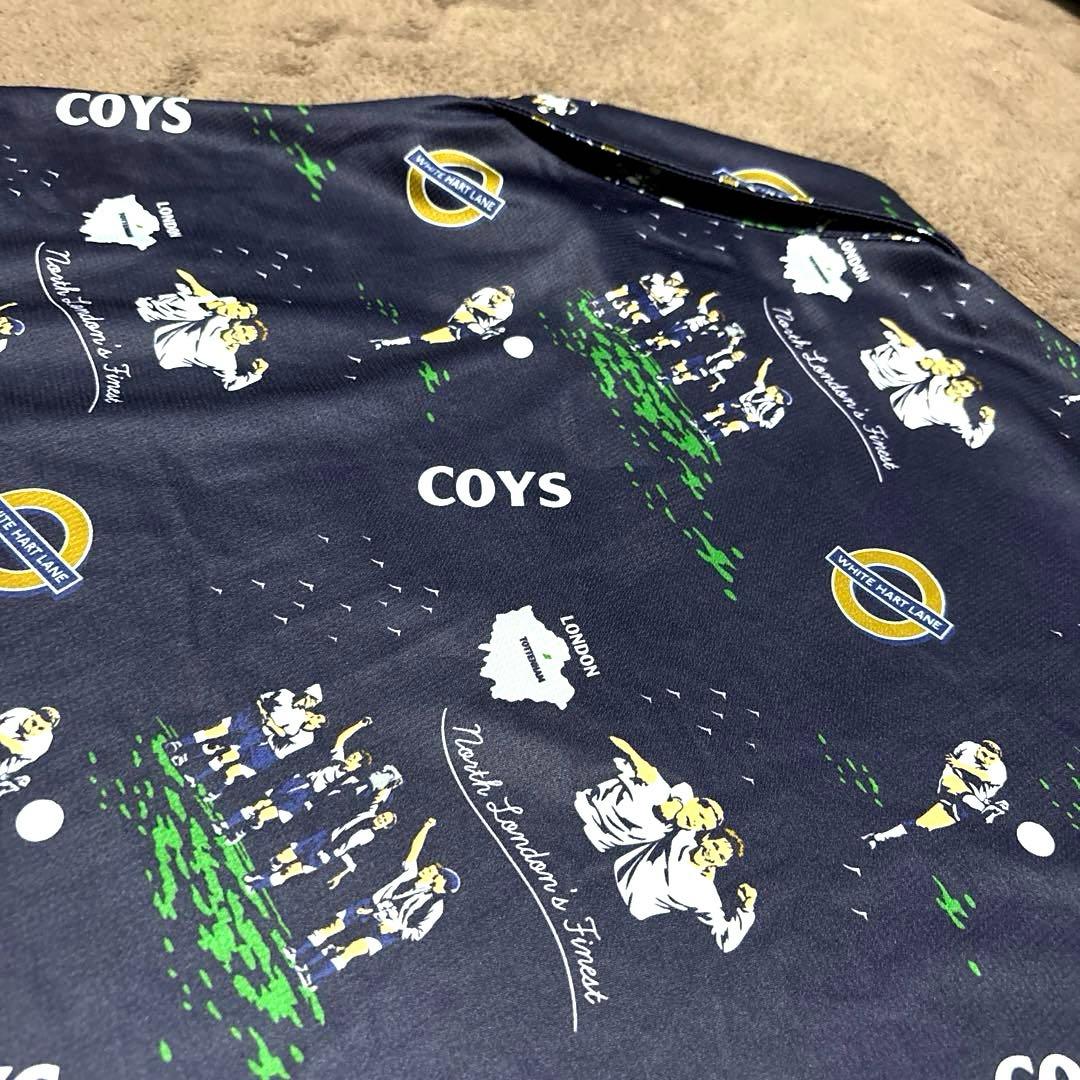 【激レア・美品】トッテナム・ホットスパー COYS 半袖 ポロシャツ 柄シャツ