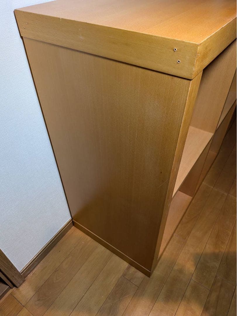 ■送料込■無印 オープンシェルフ 2×2 ビーチ 木製棚 スタッキング ブナ材