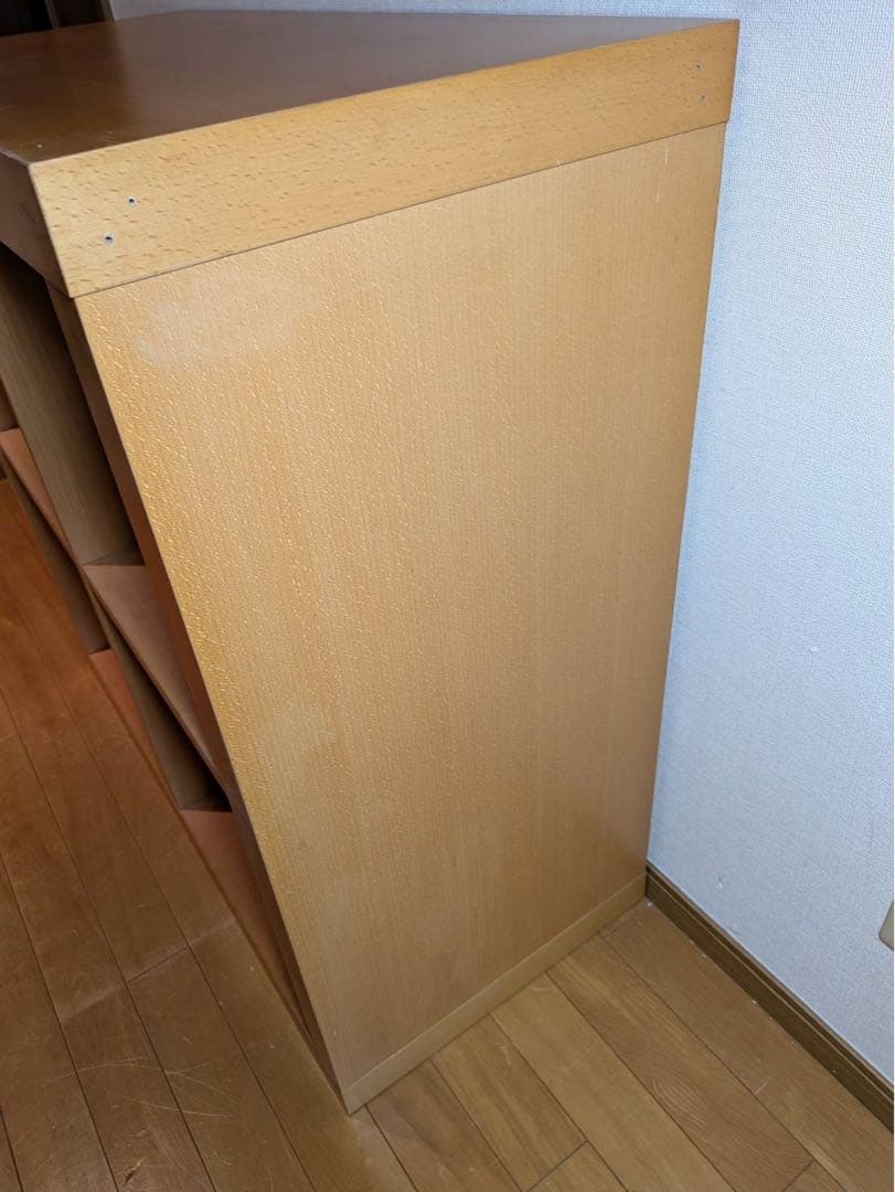 ■送料込■無印 オープンシェルフ 2×2 ビーチ 木製棚 スタッキング ブナ材