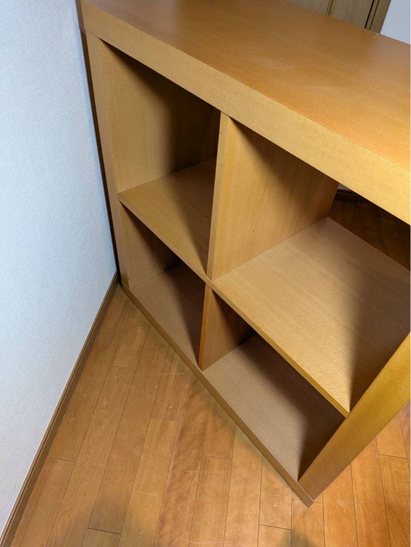 ■送料込■無印 オープンシェルフ 2×2 ビーチ 木製棚 スタッキング ブナ材