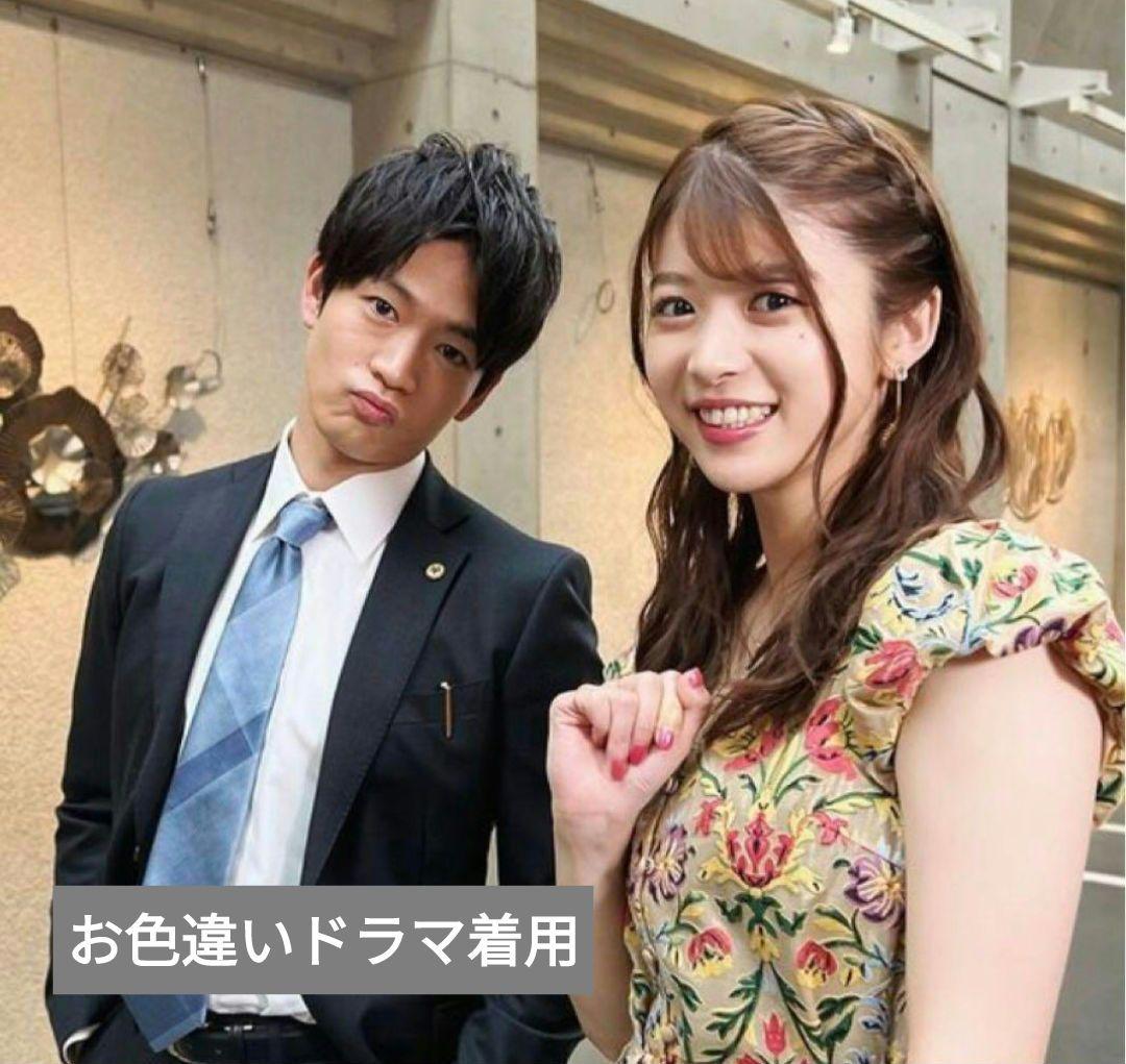 星まどかさん着用 ドラマ着用 マルチオーナメント刺繍ワンピース　美品