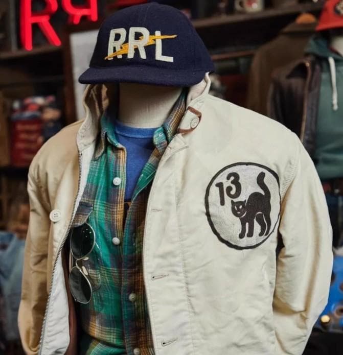 アス【新品未使用】DOUBLE RL アイボリー ジャケット XXL