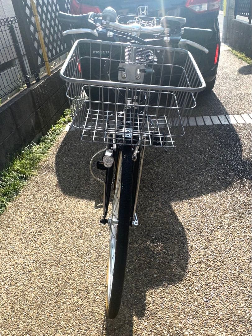 電動アシスト自転車26イン(色　黒) 防犯登録抹消届済　大阪近隣の方配達Ok