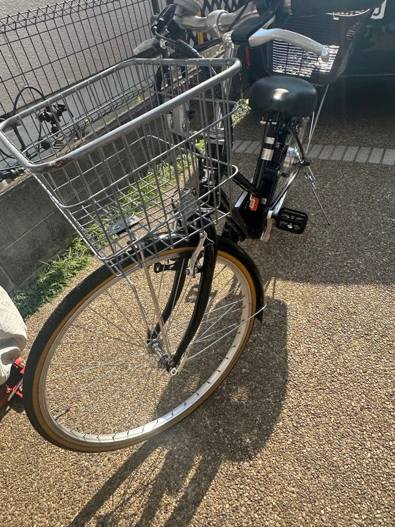 電動アシスト自転車26イン(色　黒) 防犯登録抹消届済　大阪近隣の方配達Ok