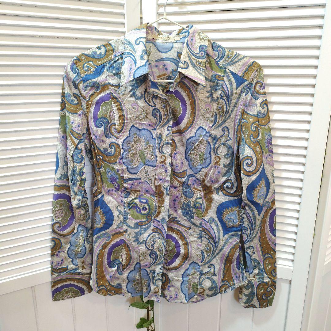 ミッキー様　【美品】ETRO ペイズリー柄長袖シャツ 40
