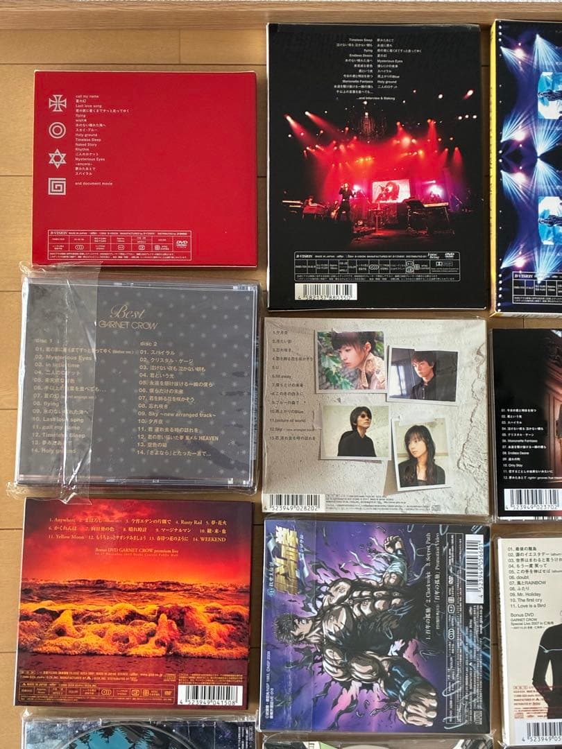 GARNET CROW DVD5枚、アルバム8枚、シングル21枚まとめ売り