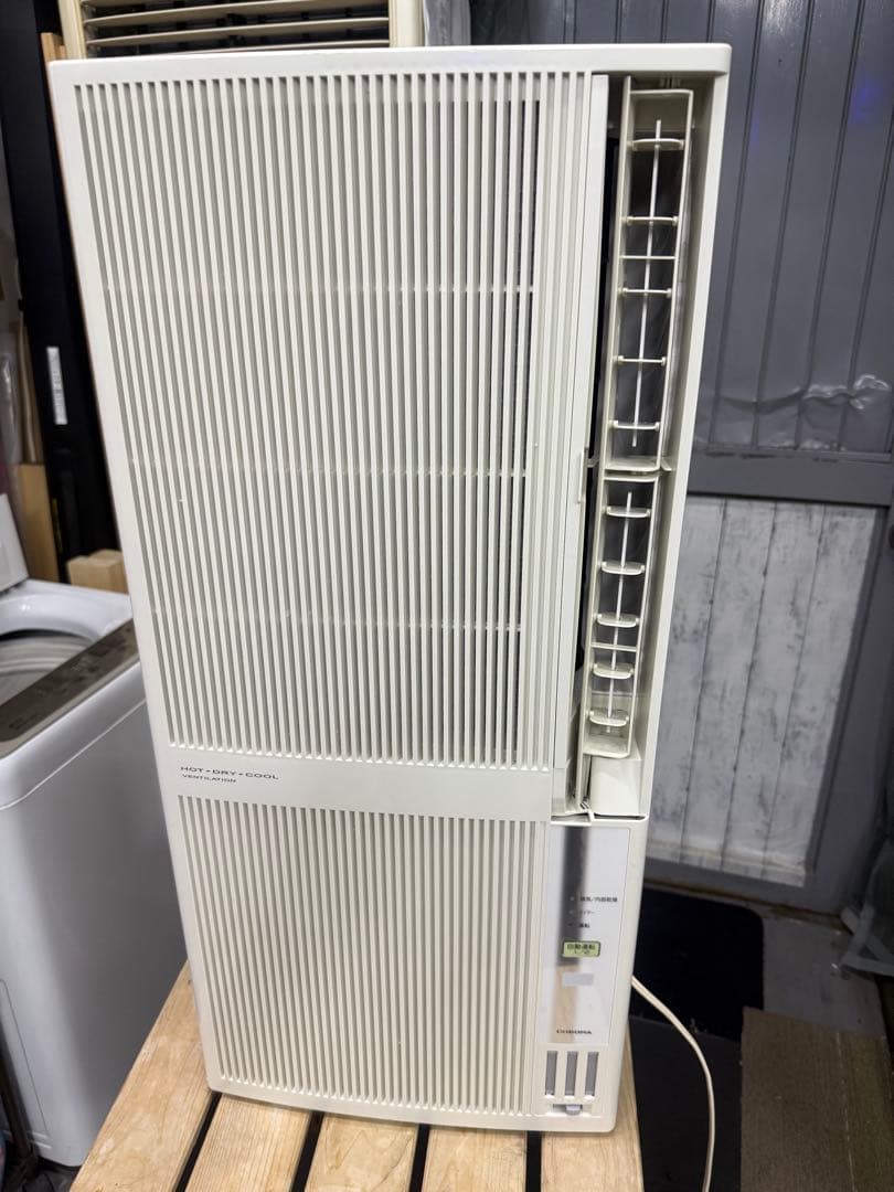 【分解洗浄消毒作業済】冷暖房兼用　CORONA 窓用エアコン CWH-A1813