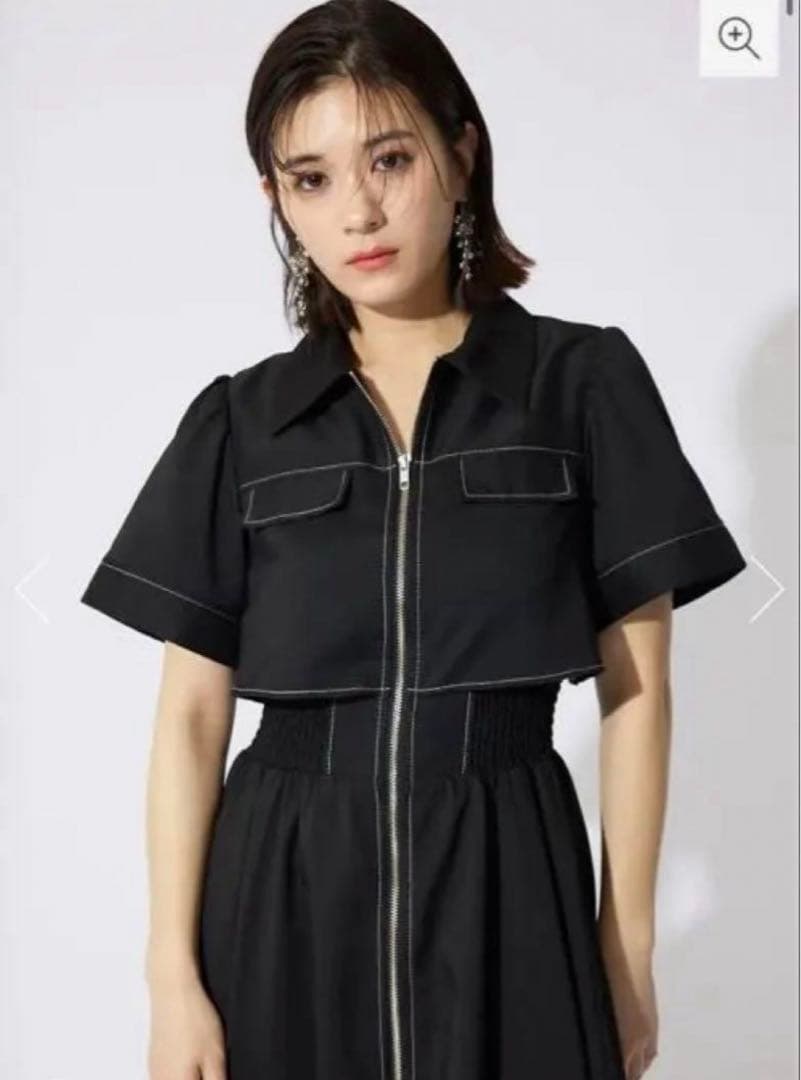 【新品】rienda バストフレアワンピース　M 最終値下