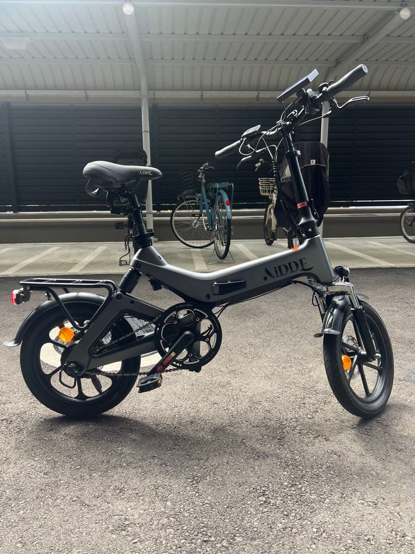 16インチ A2 電動アシスト自転車折りたたみ 公道走行9.6Ah AiDDE