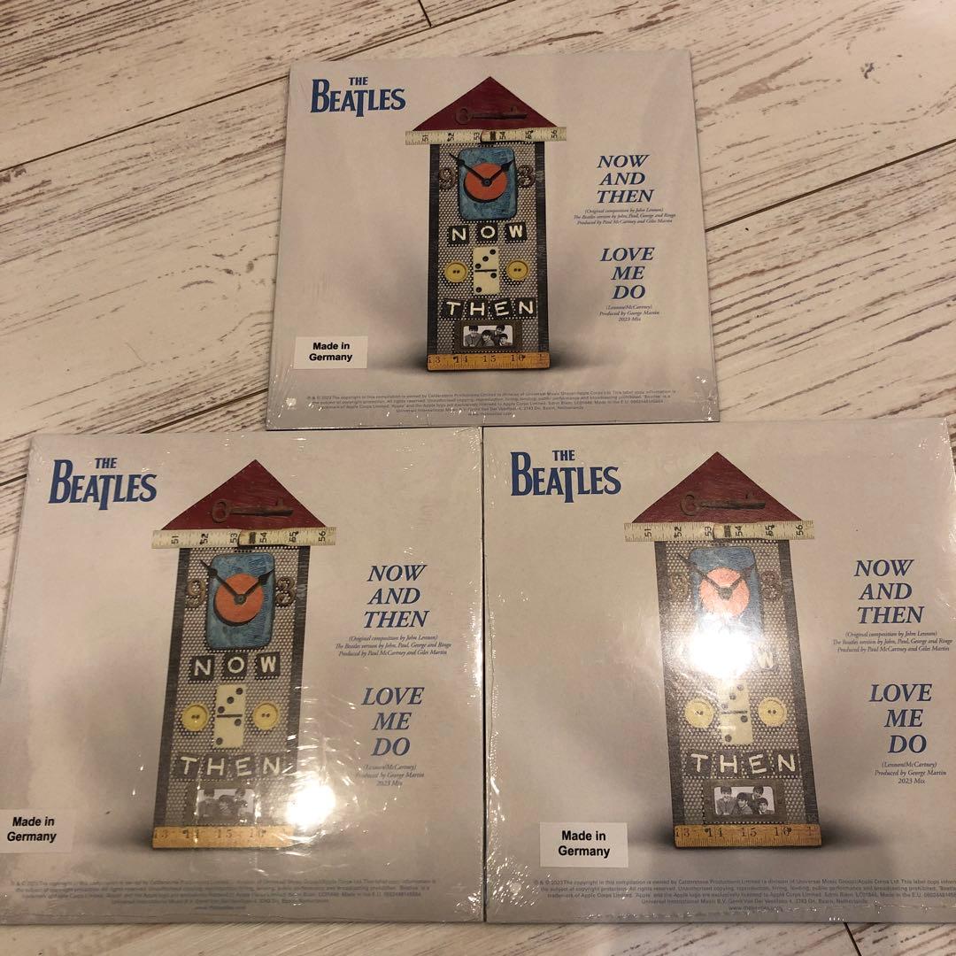 THE BEATLES NOW AND THEN ７インチシングル３カラー新品