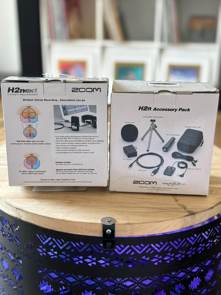 ZOOM H2n ハンディレコーダー アクセサリーパック付 動作確認済み