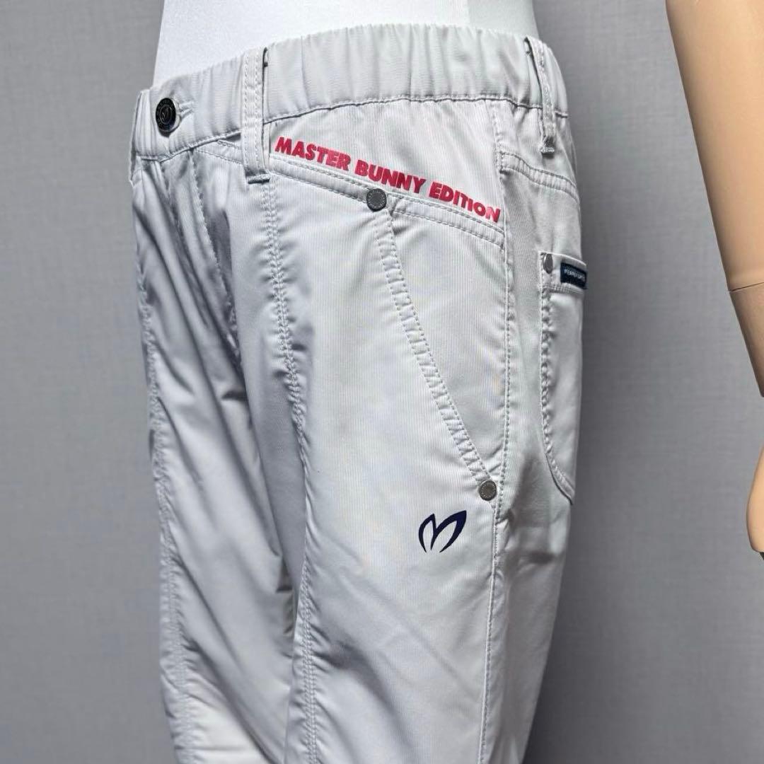 美品　マスターバニー ゴルフパンツ 0ライトグレー 立体裁断　春　パーリーゲイツ