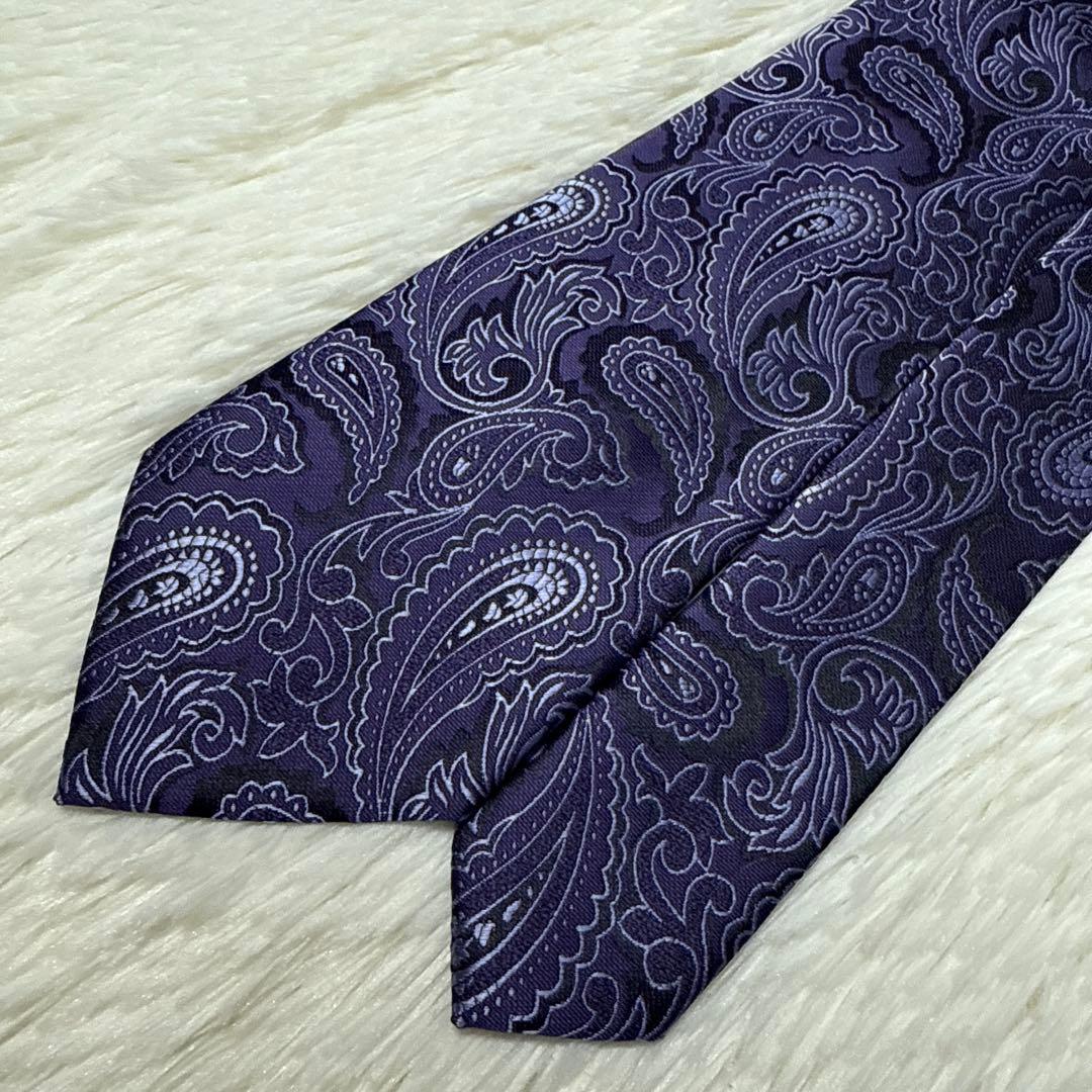 【未使用品】Paul Smith ネクタイ　高級シルク　ペイズリー