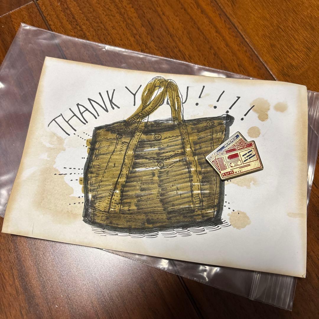 RRLヴィンテージ茶芯オールレザートートバック(ピンバッジ付き)