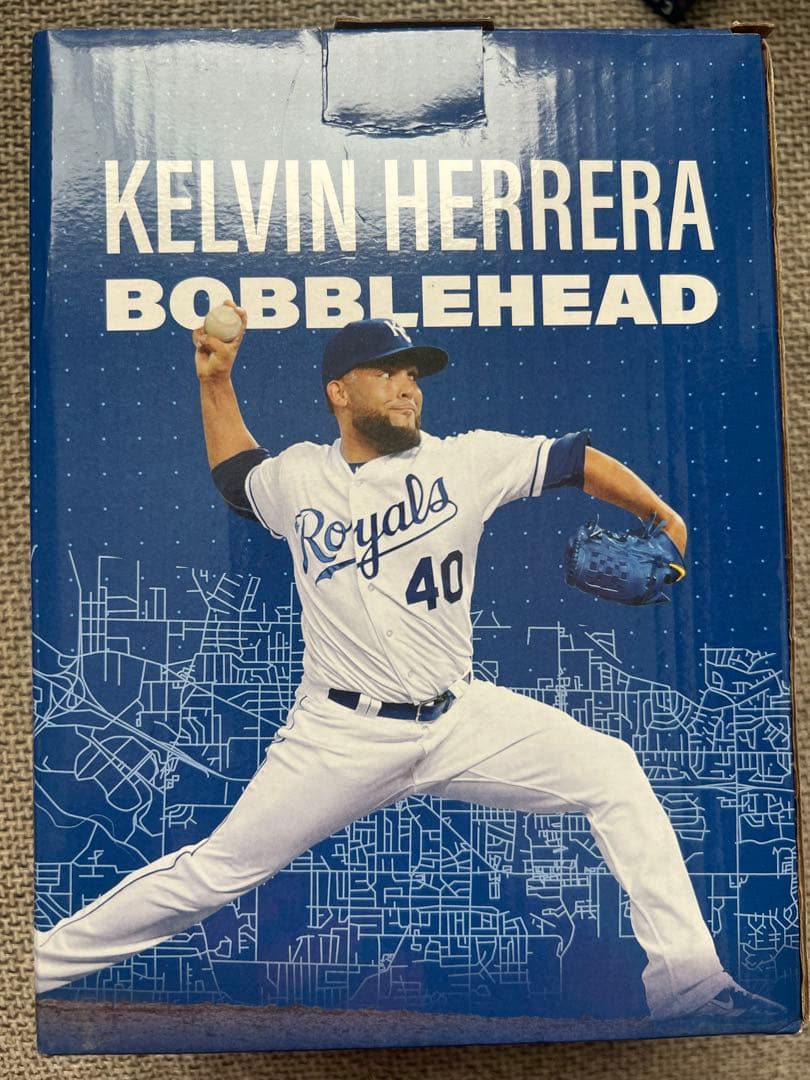 KELVIN HERRERA ボブルヘッドと帽子セット 野球ベースボールキャップ