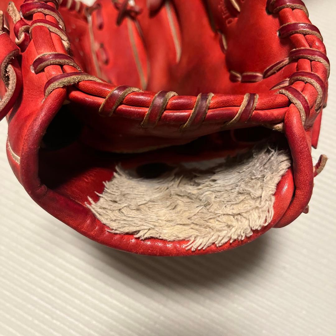 Mizuno 硬式グローブ レッド