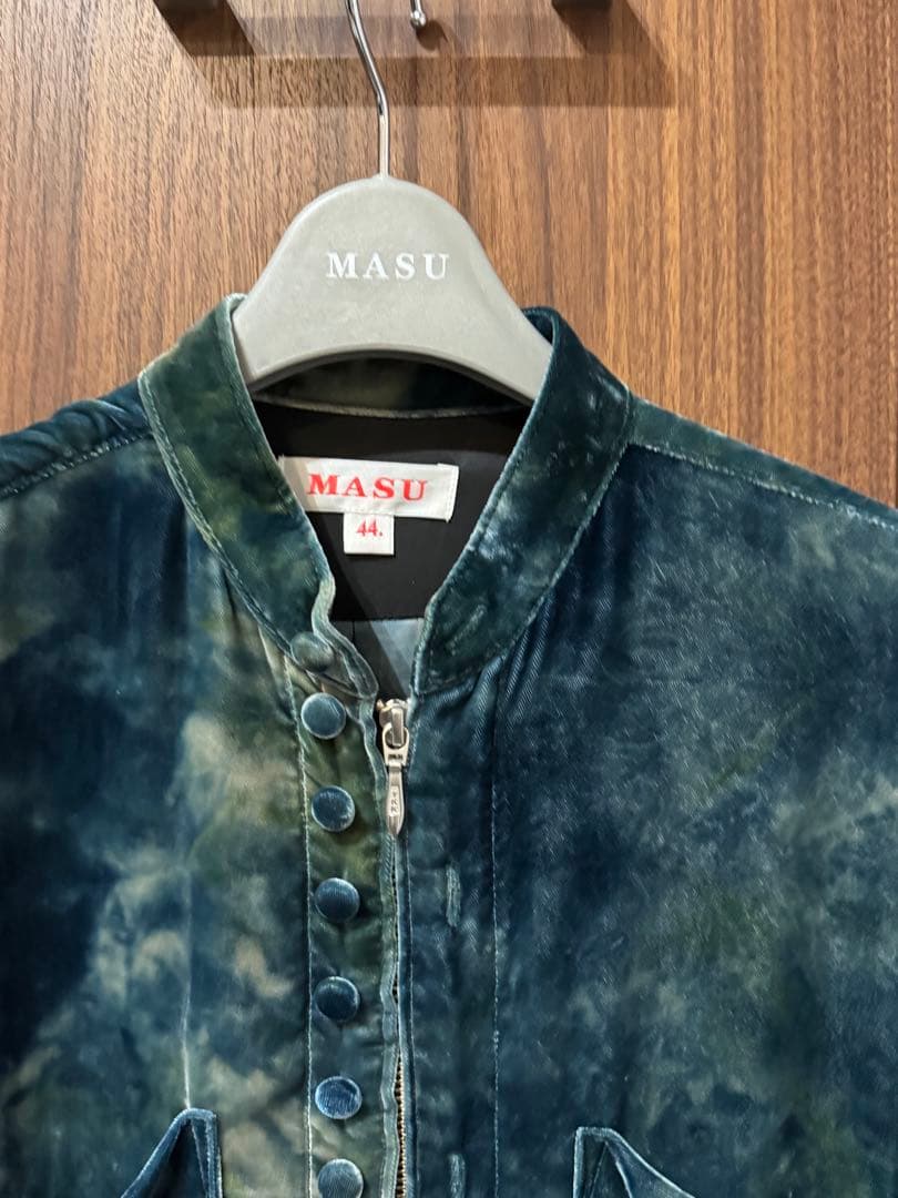 ジャケット・アウター MASU VELVET ZIP-UP SHIRTS