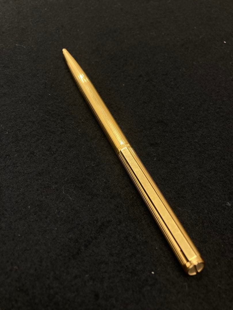 定価28,000円◆ダンヒル 金張り高級ボールペン　モンブラン製 1980s