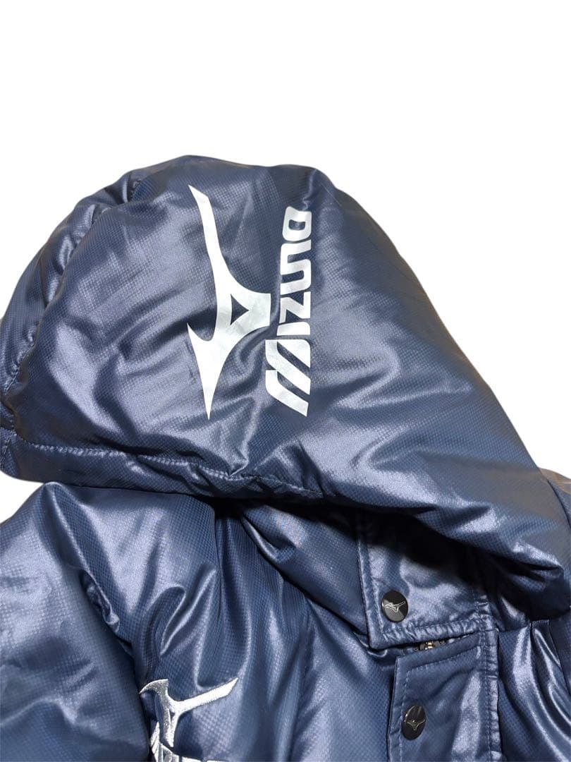 Mizuno ネイビー ベンチコート　ダウン