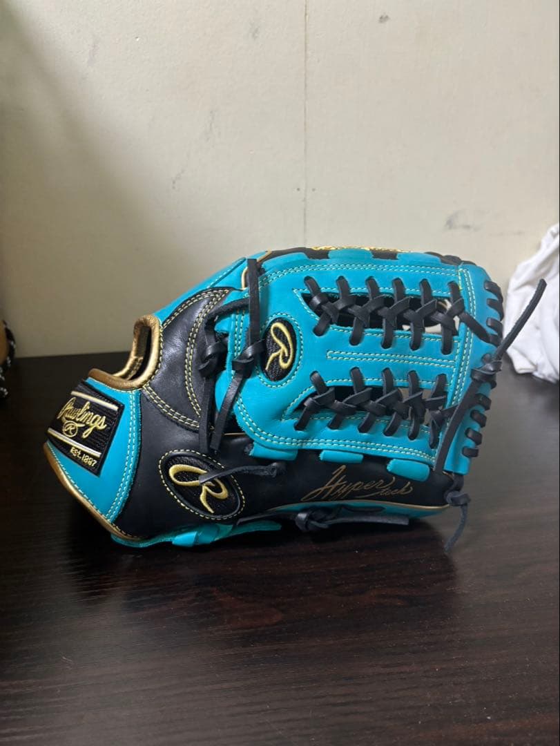 Rawlings Hypertech 軟式 黒/ターコイズ【超美品激レア】