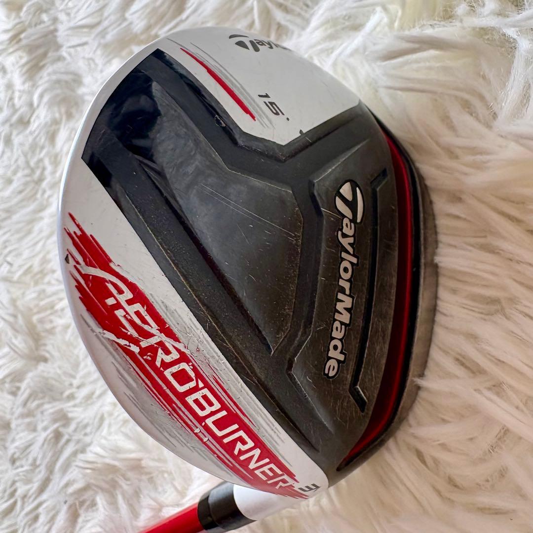 TaylorMade　スプーン/3W　15°　AeroBurner　flex:S