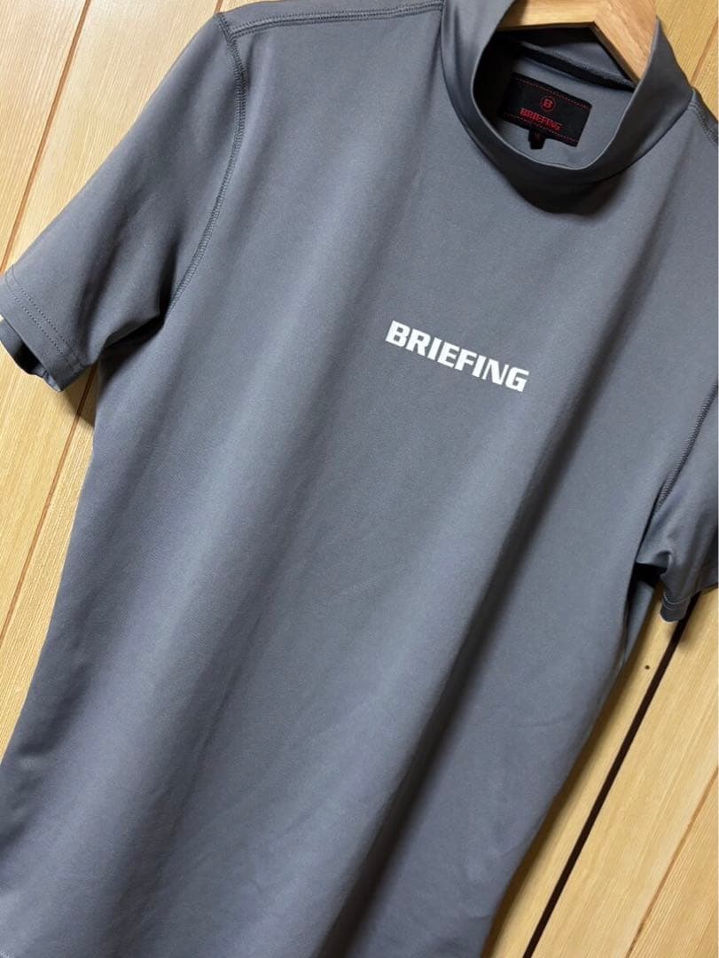 BRIEFING ブリーフィング モックネック サイズM グレー