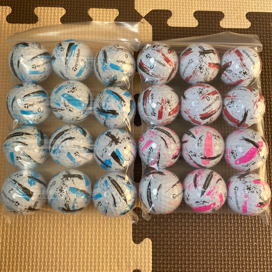 TaylorMade speedsoft INK ロストボール 24個