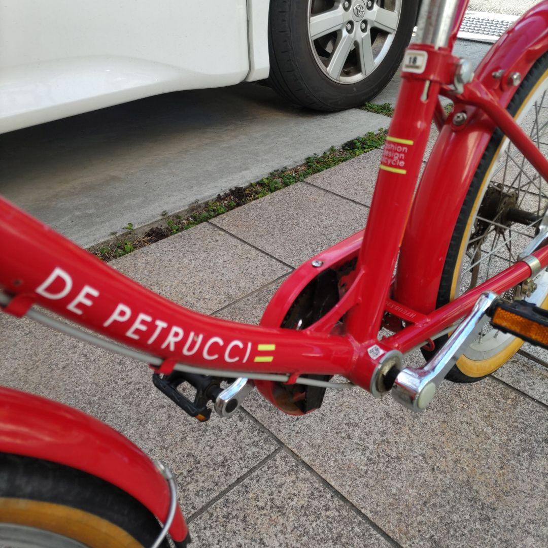 大阪府 DE PETRUCCI 幼児用自転車 レッド