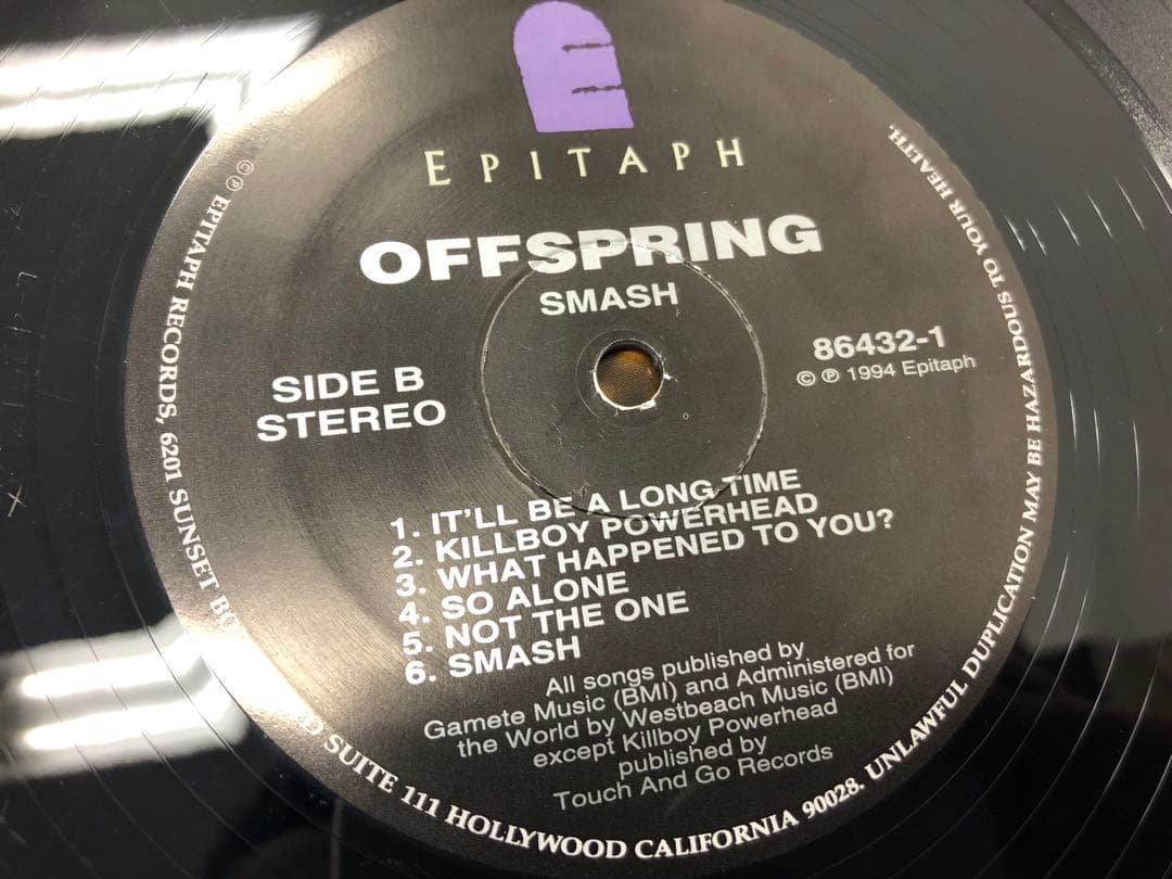 洋楽 THE OFFSPRING - Smash LP 86432-1 Epitaph
