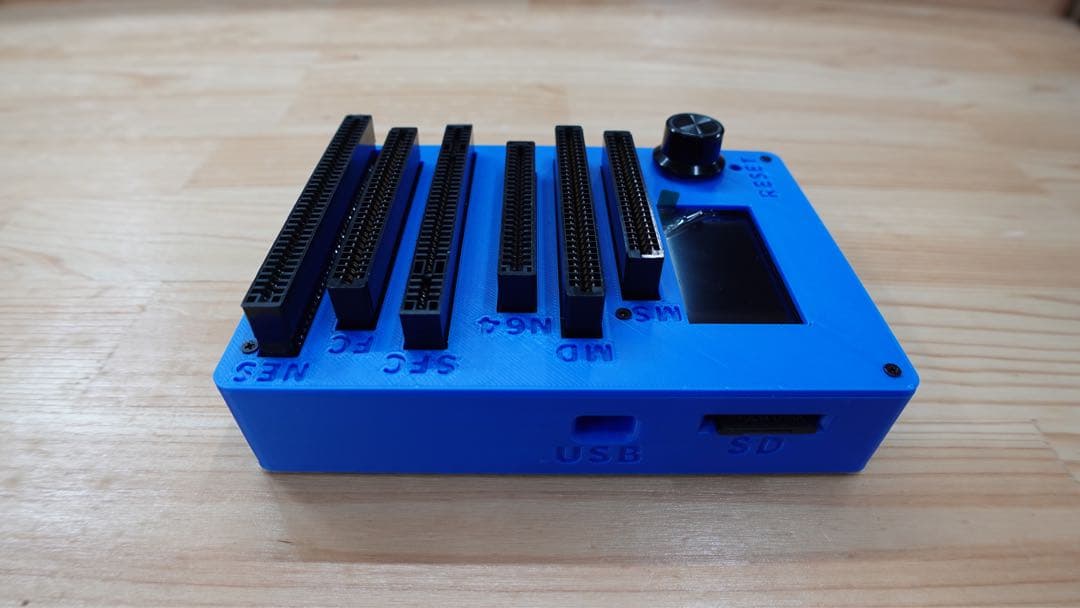 CartridgeReader V5 SA1対応 自動電圧選択【ブルー】