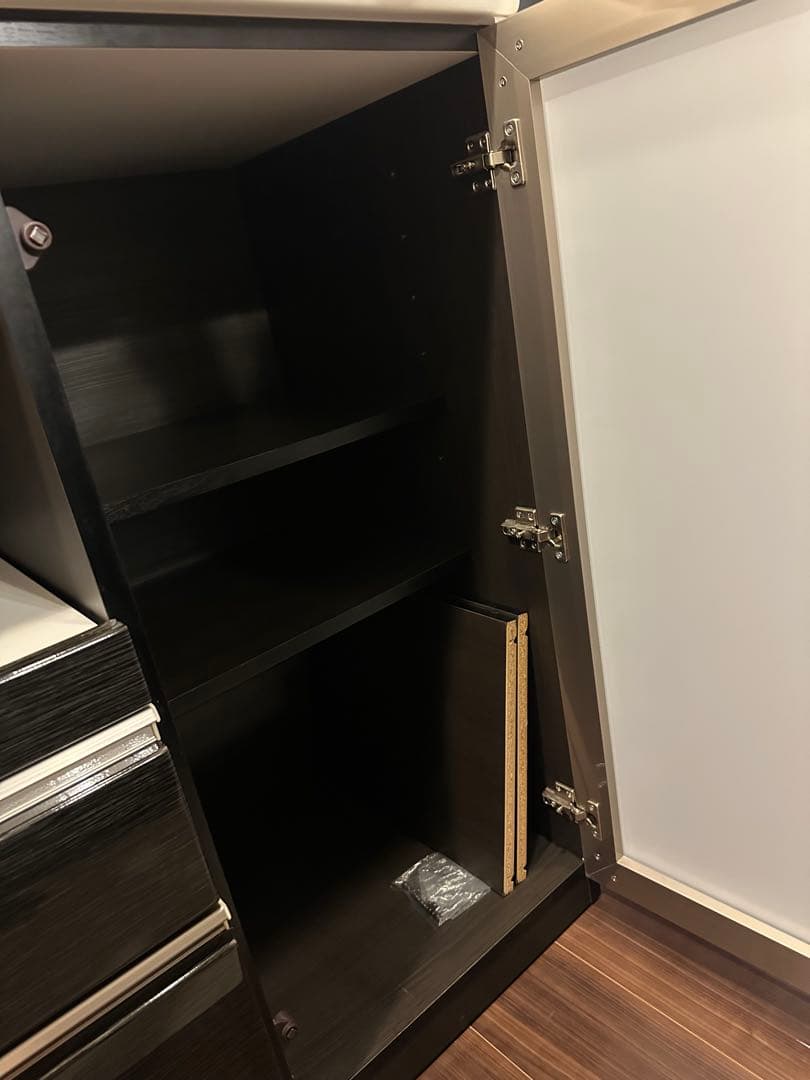 ニトリ　キッチンカウンター　Nポスティア 90 BK