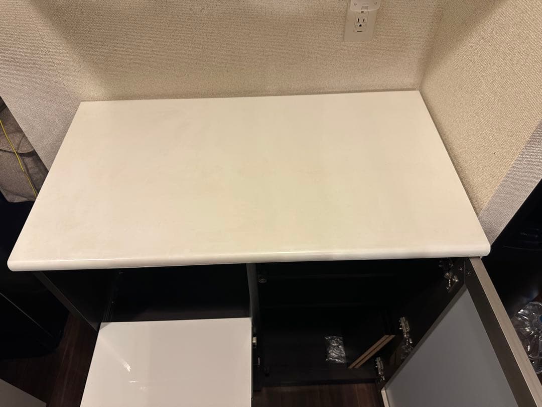 ニトリ　キッチンカウンター　Nポスティア 90 BK