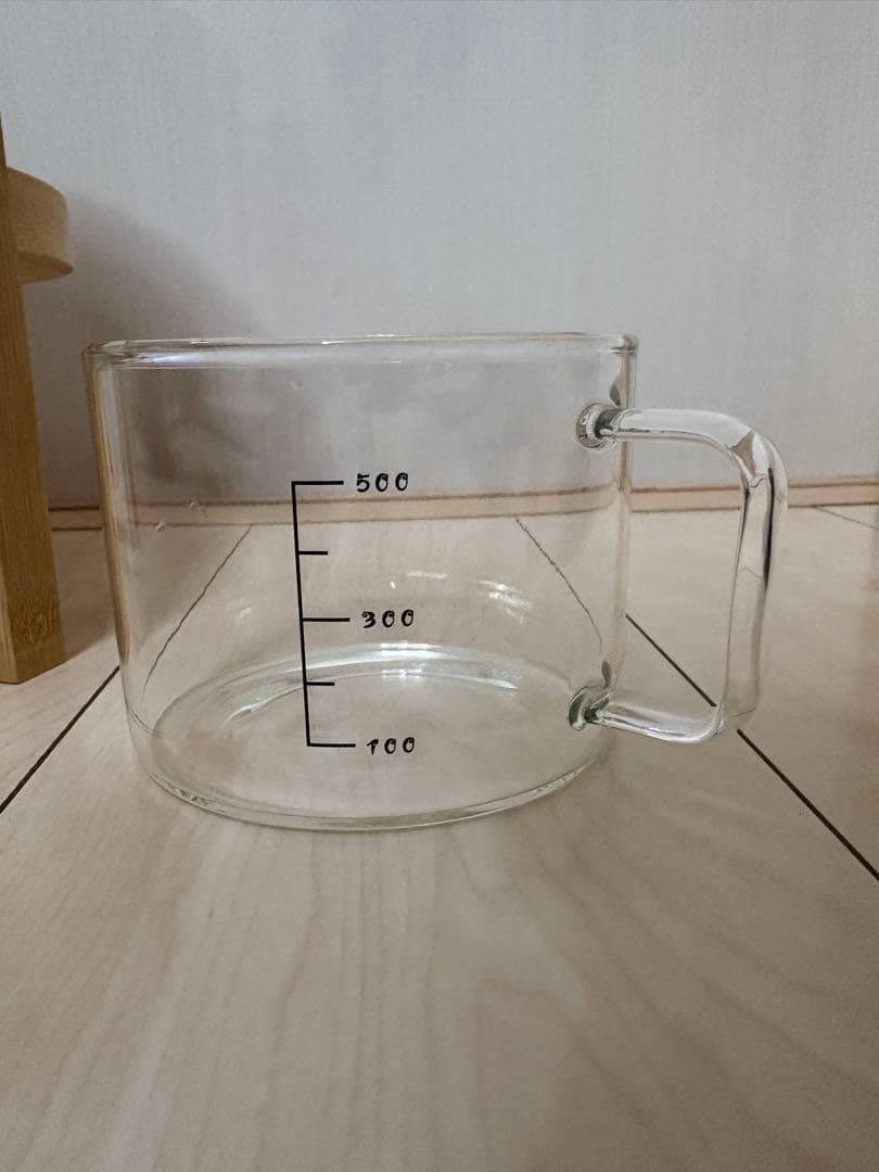 【美品】米びつ ライスディスペンサー 米入れ 計量カップ付 お米入れ 5L