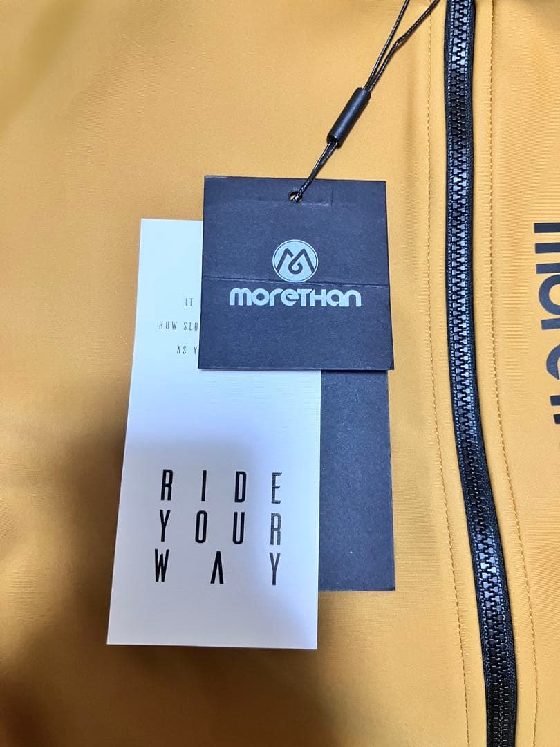 MORETHAN サイクルジャージ M ゴールデンイエロー